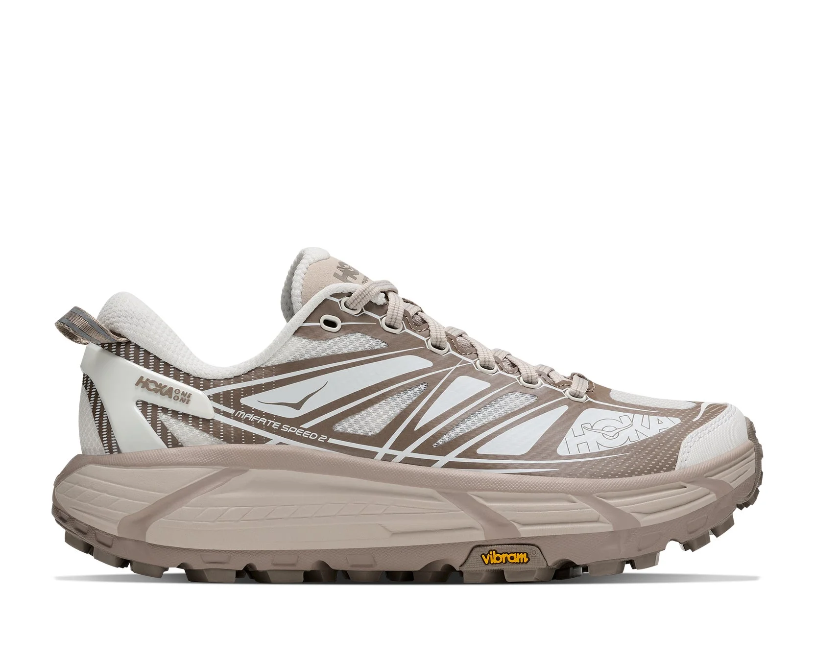 FROST / STONEカラーのHOKA MAFATE SPEED 2