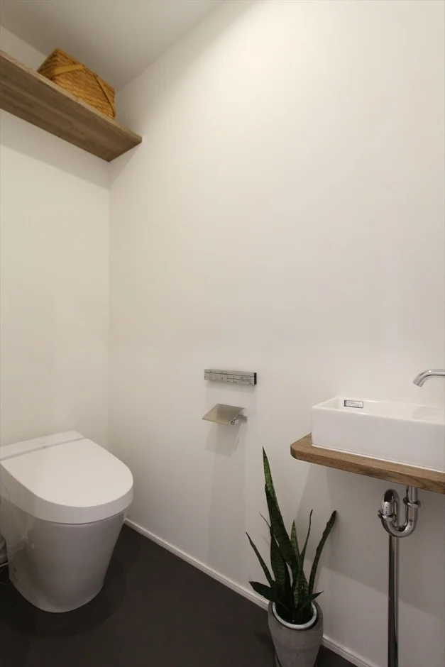 清潔感のあるトイレ空間