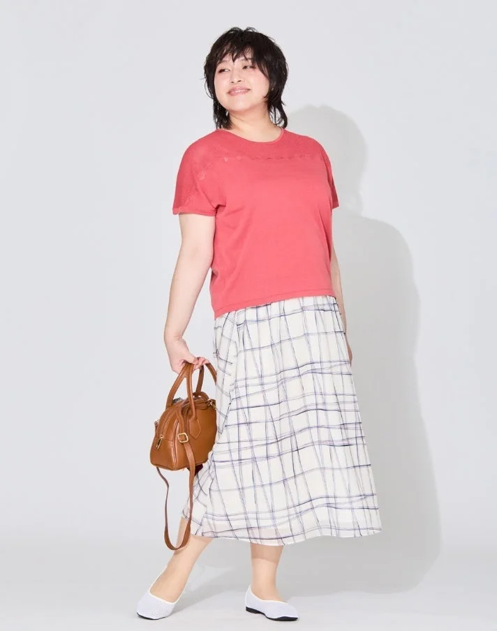 Openwork Knit Pullover
