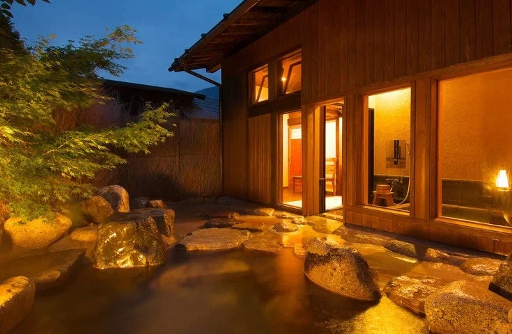 郷夢の宿 山ぼうしの露天風呂