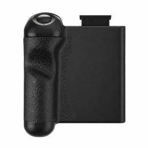 黒いカメラ用のハンドグリップ