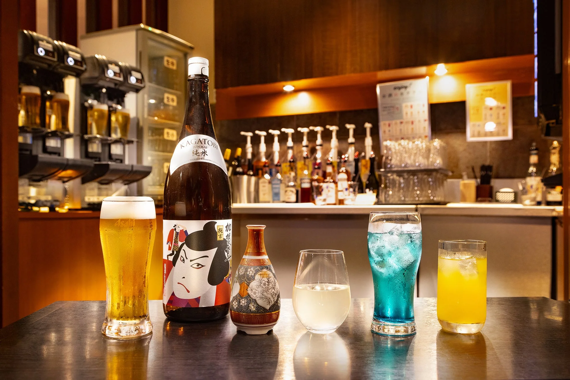 飲み放題のドリンク