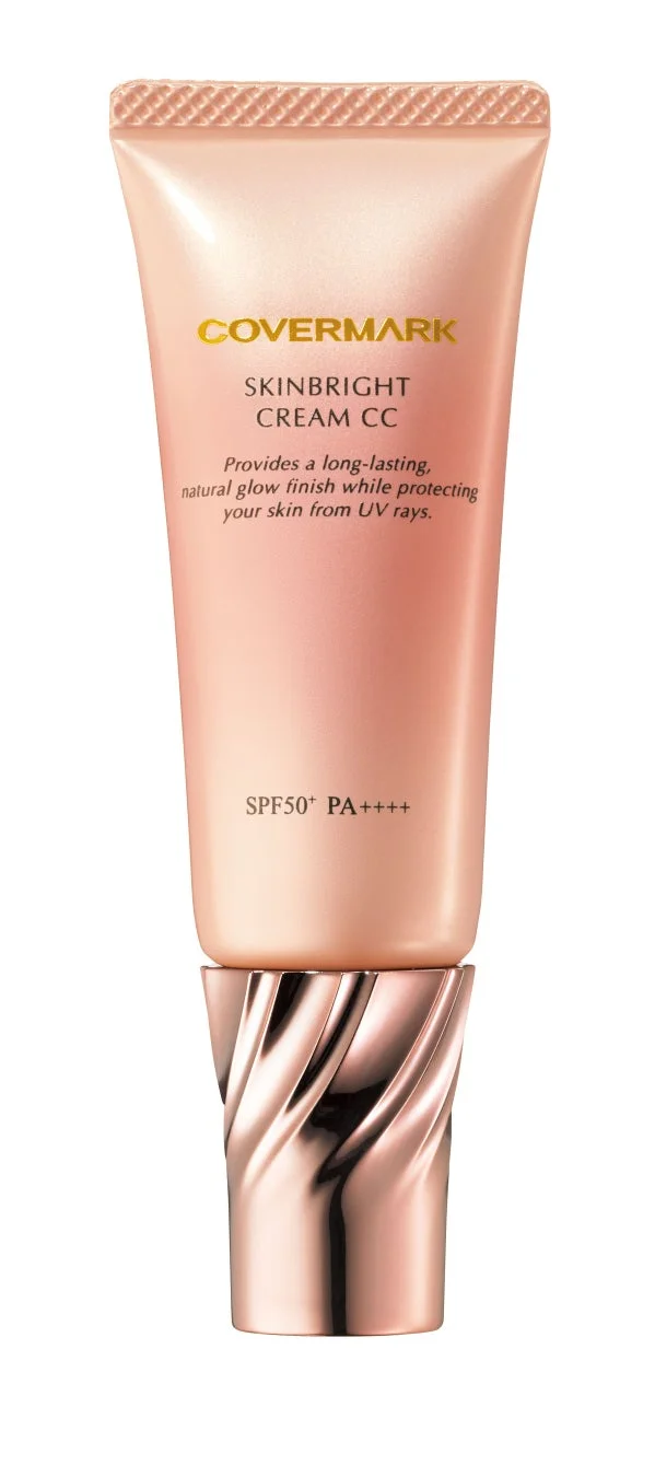 カバーマークのスキンブライトクリームCCは、長時間続く自然なツヤ肌を演出し、SPF50+ PA++++で紫外線から肌を守る化粧下地です。