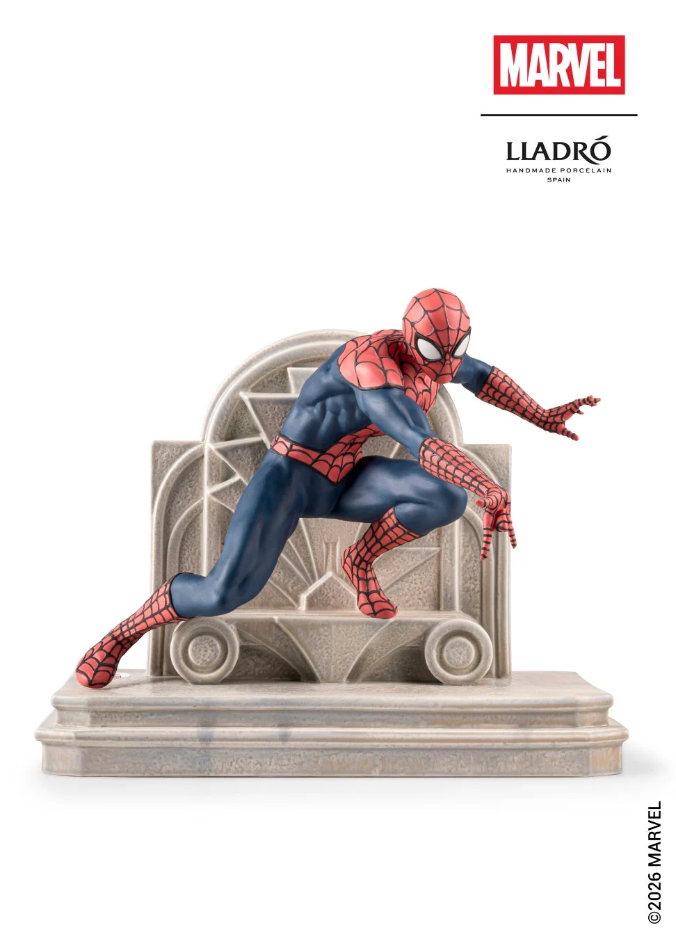 スパイダーマンのポーセリン作品
