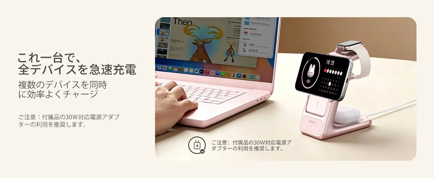 これ一台で、全デバイスを急速充電