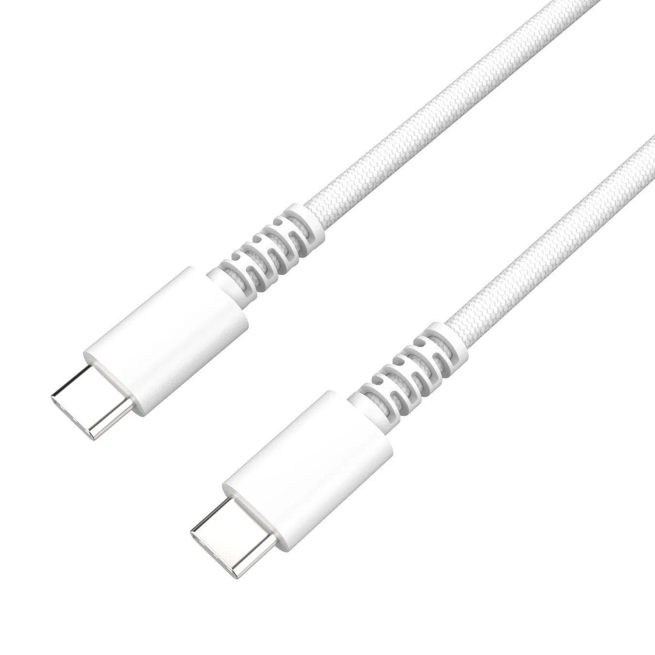 白色のUSB-C to USB-Cケーブル