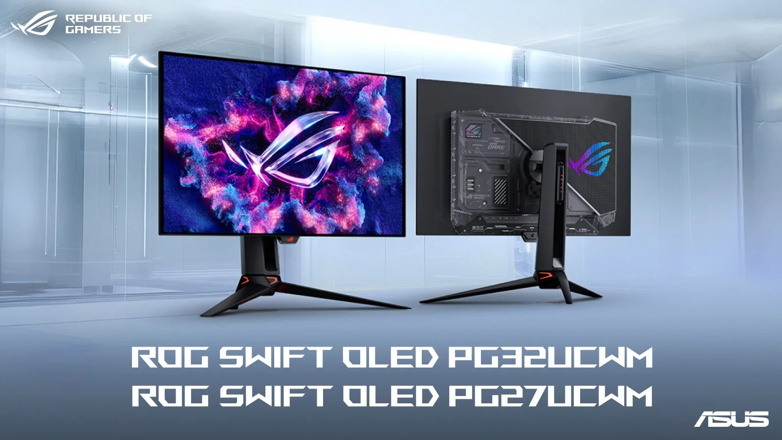 ROG Swift OLED PG32UCWMとPG27UCWM