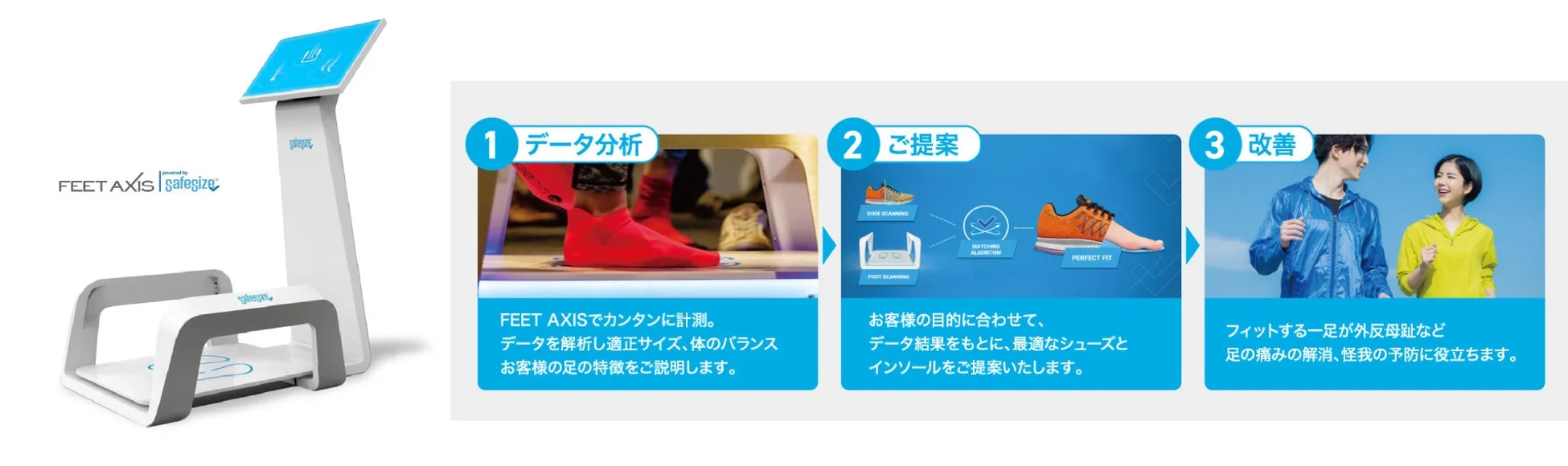 足型測定サービス Feet Axis