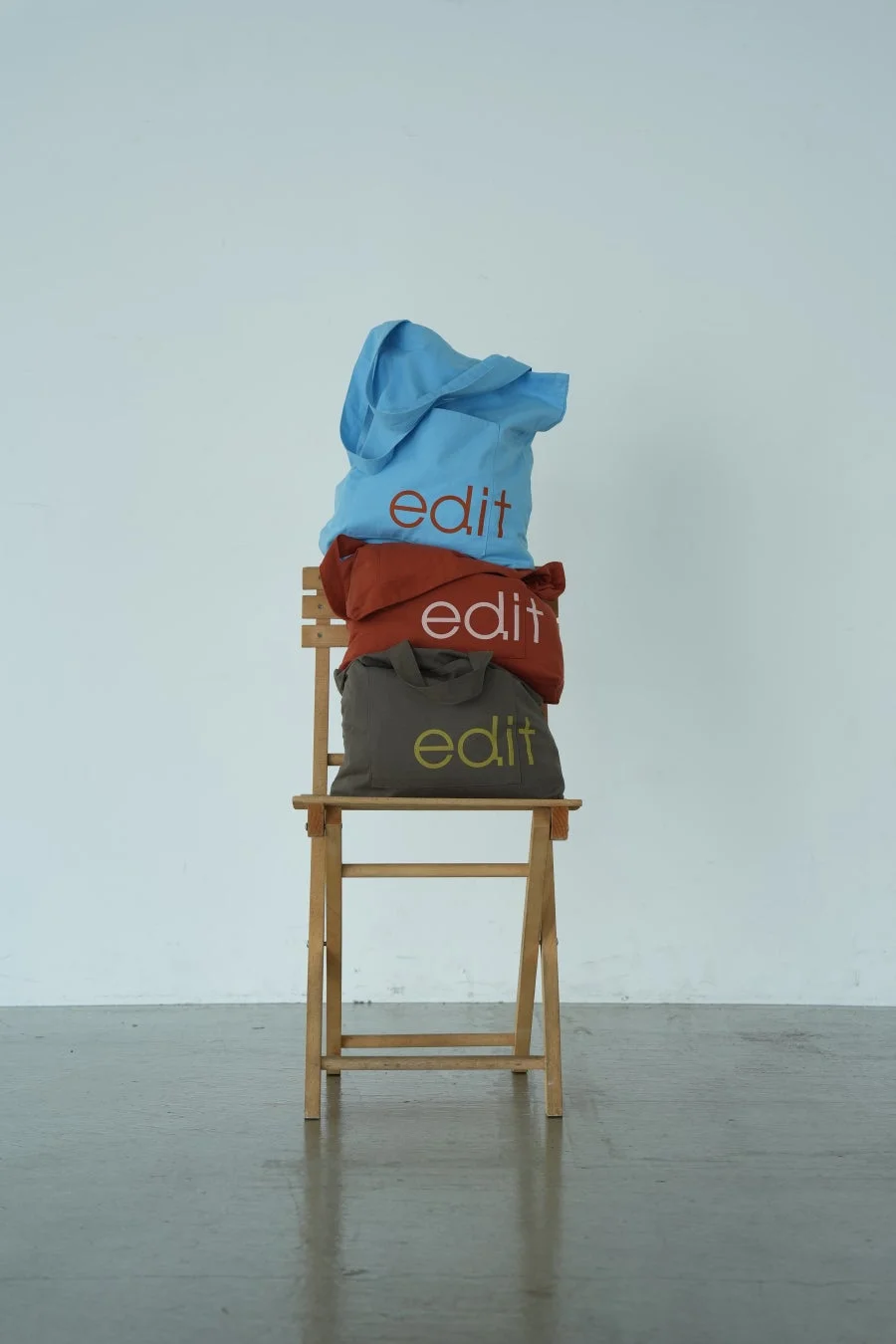 editオリジナルロゴトートバッグ3種