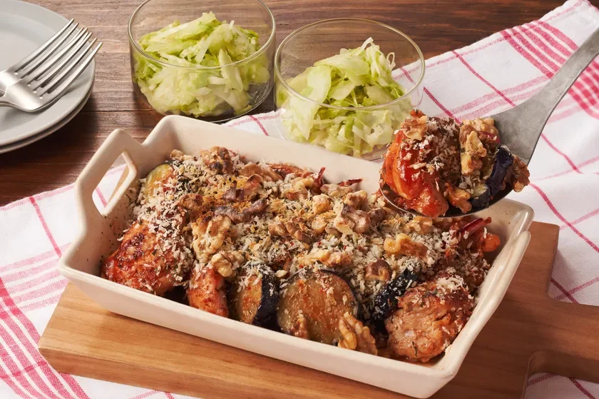 【増量】チキンとくるみの香草パン粉焼き