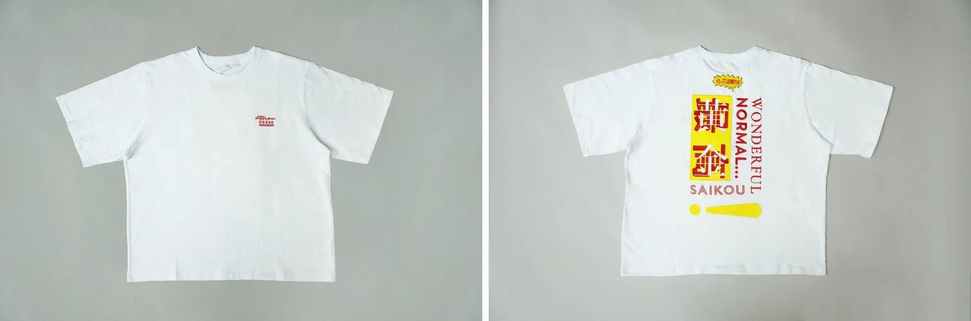 ゴールデンタイム高松コラボTシャツの表裏デザイン