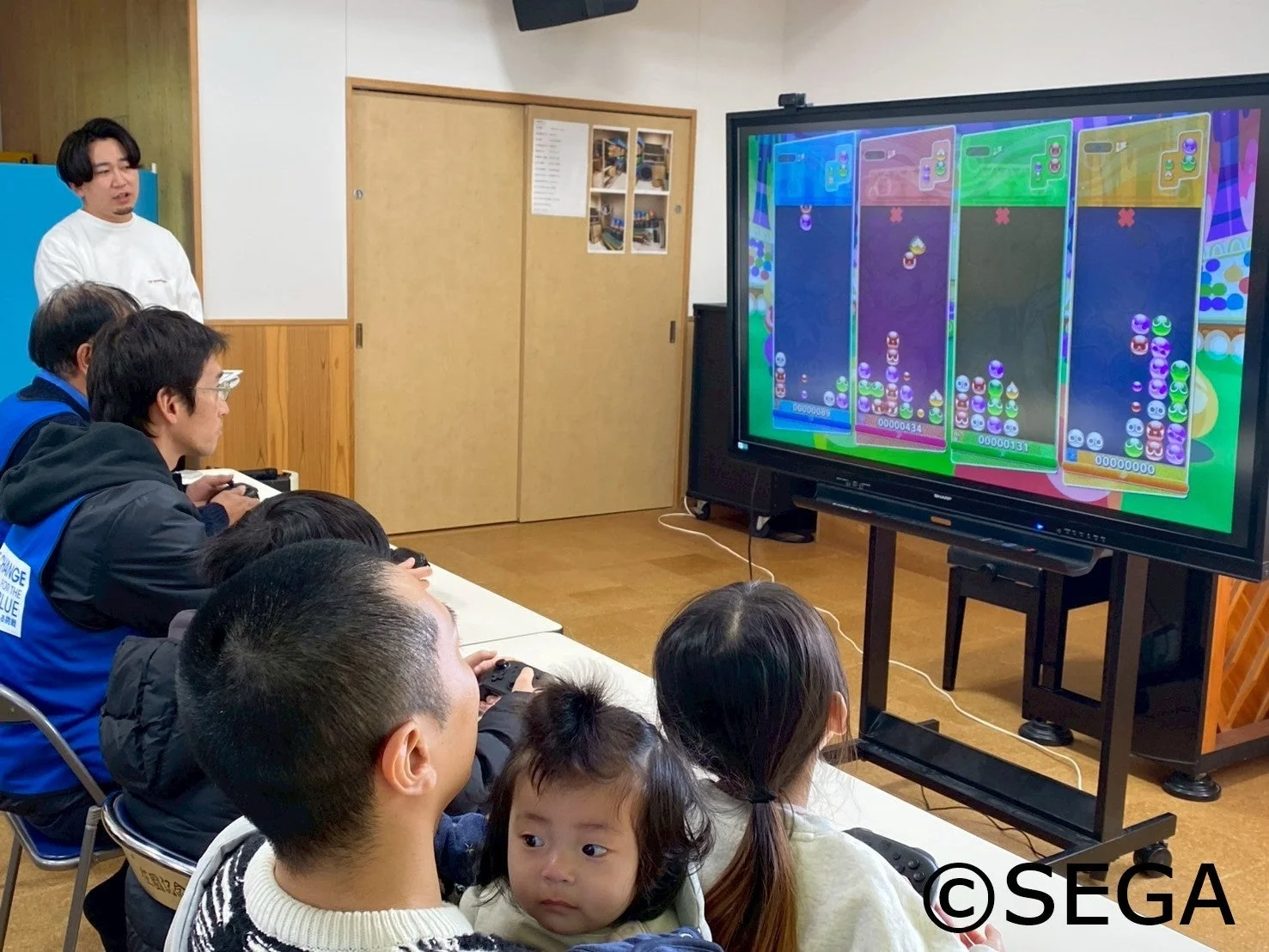 ぷよぷよをプレイする人々