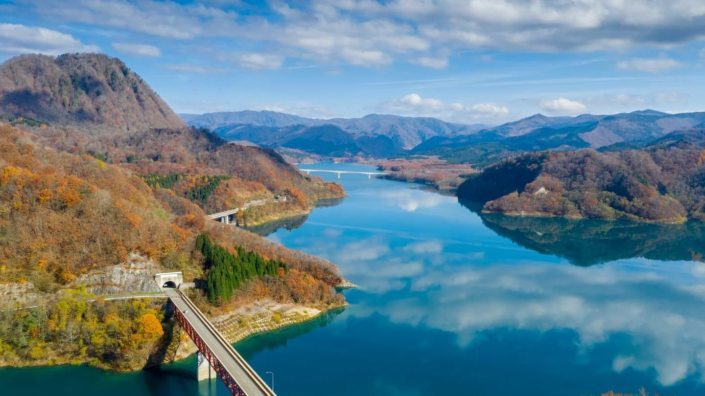秋田県 鹿角市の紅葉