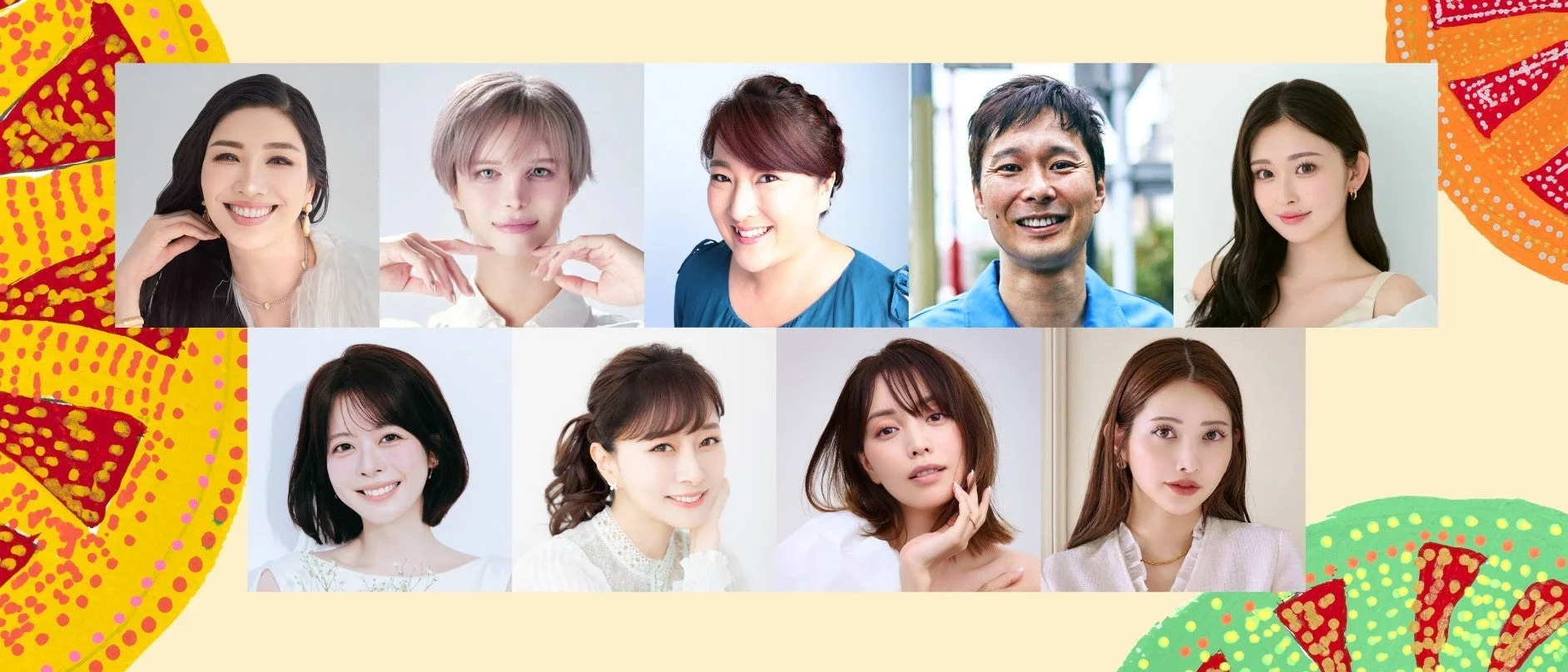 トークショーゲストの集合写真