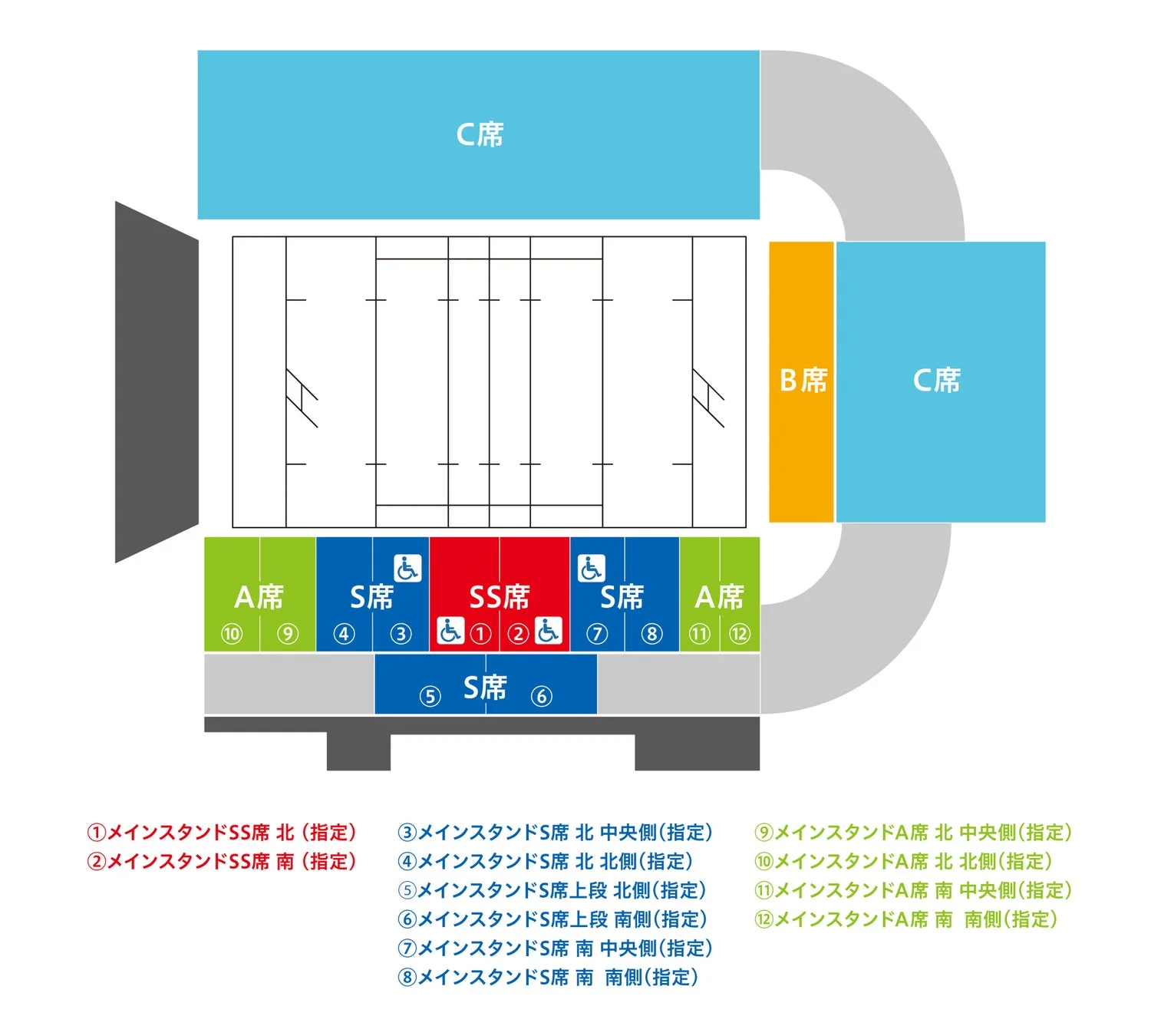 座席図