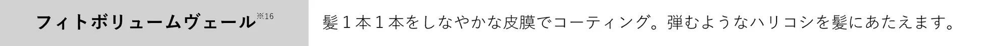 フィトボリュームヴェールの説明
