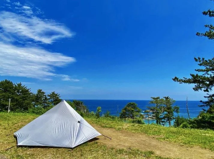 海が見えるキャンプ場