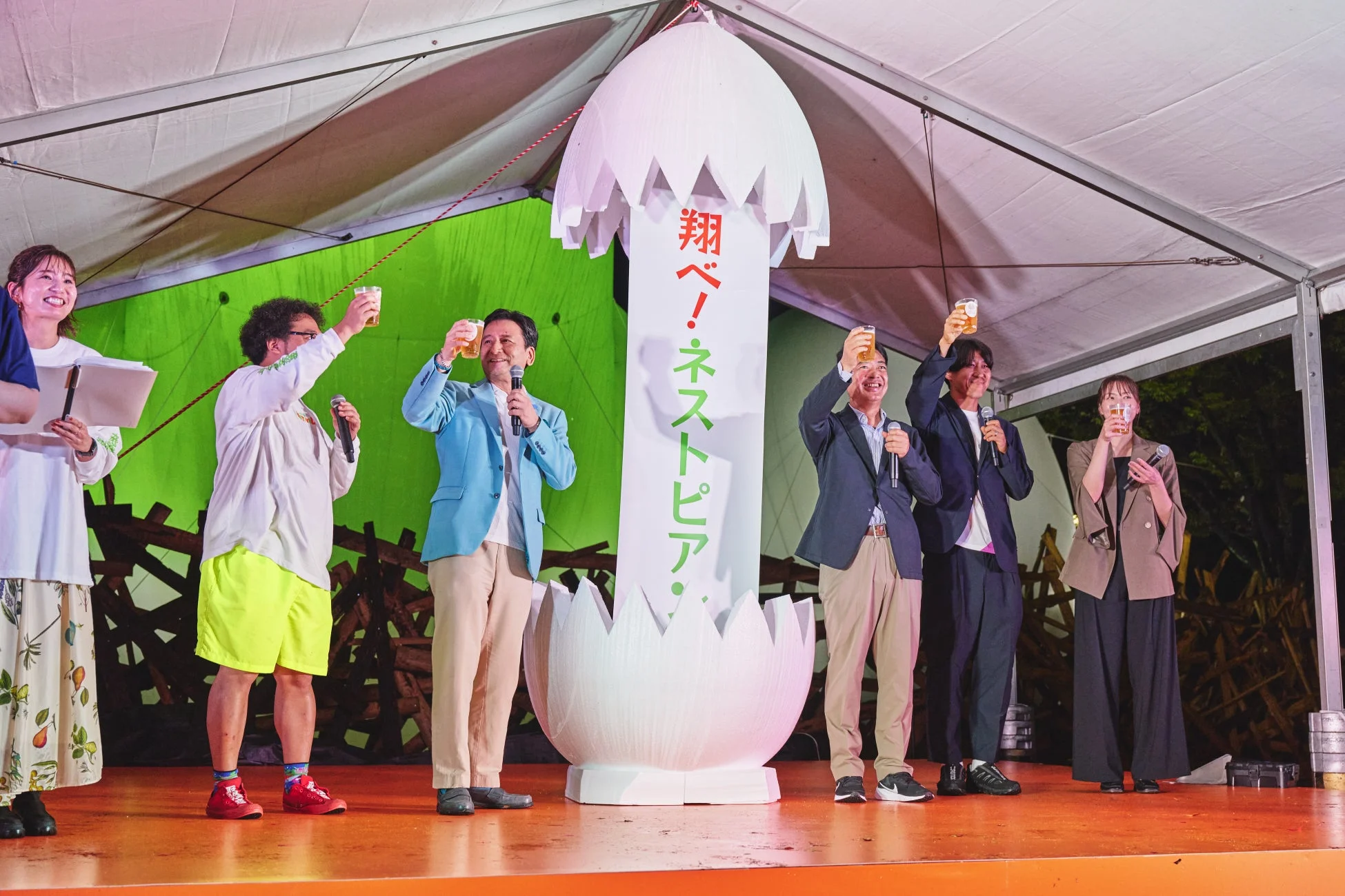 たまご割りセレモニー