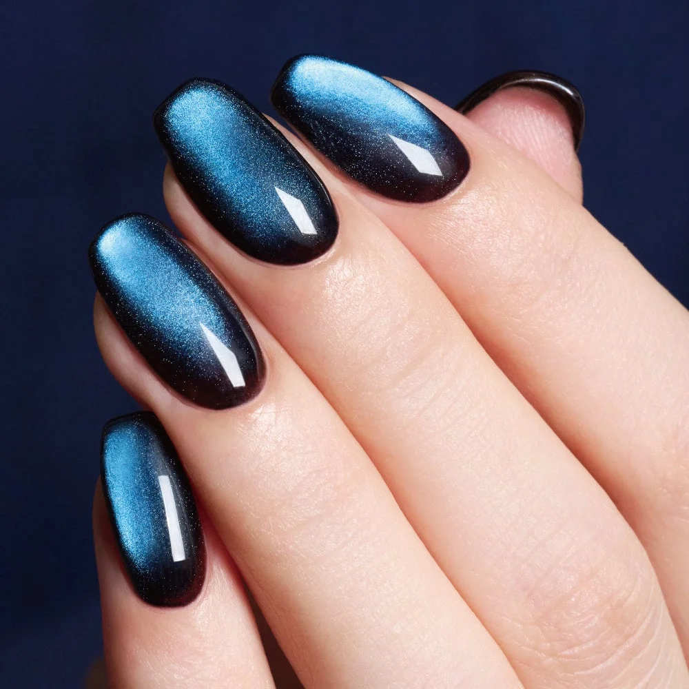 MS59 blue caveのネイル
