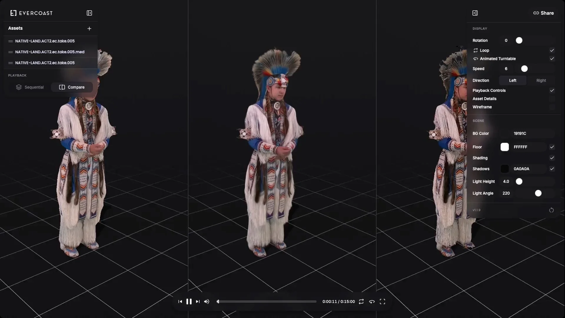 EVERCOASTの3Dモデルビューア