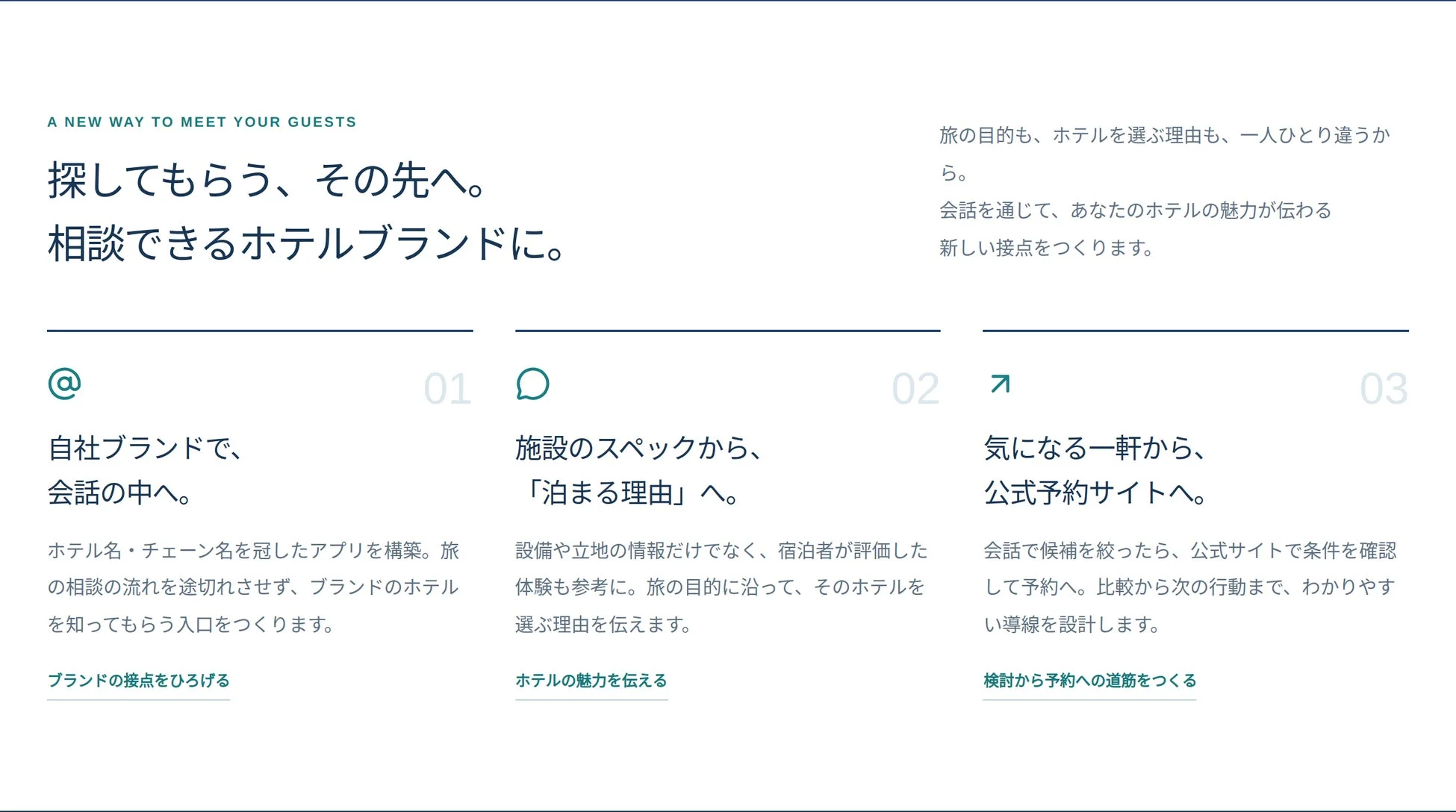 サービスの特徴