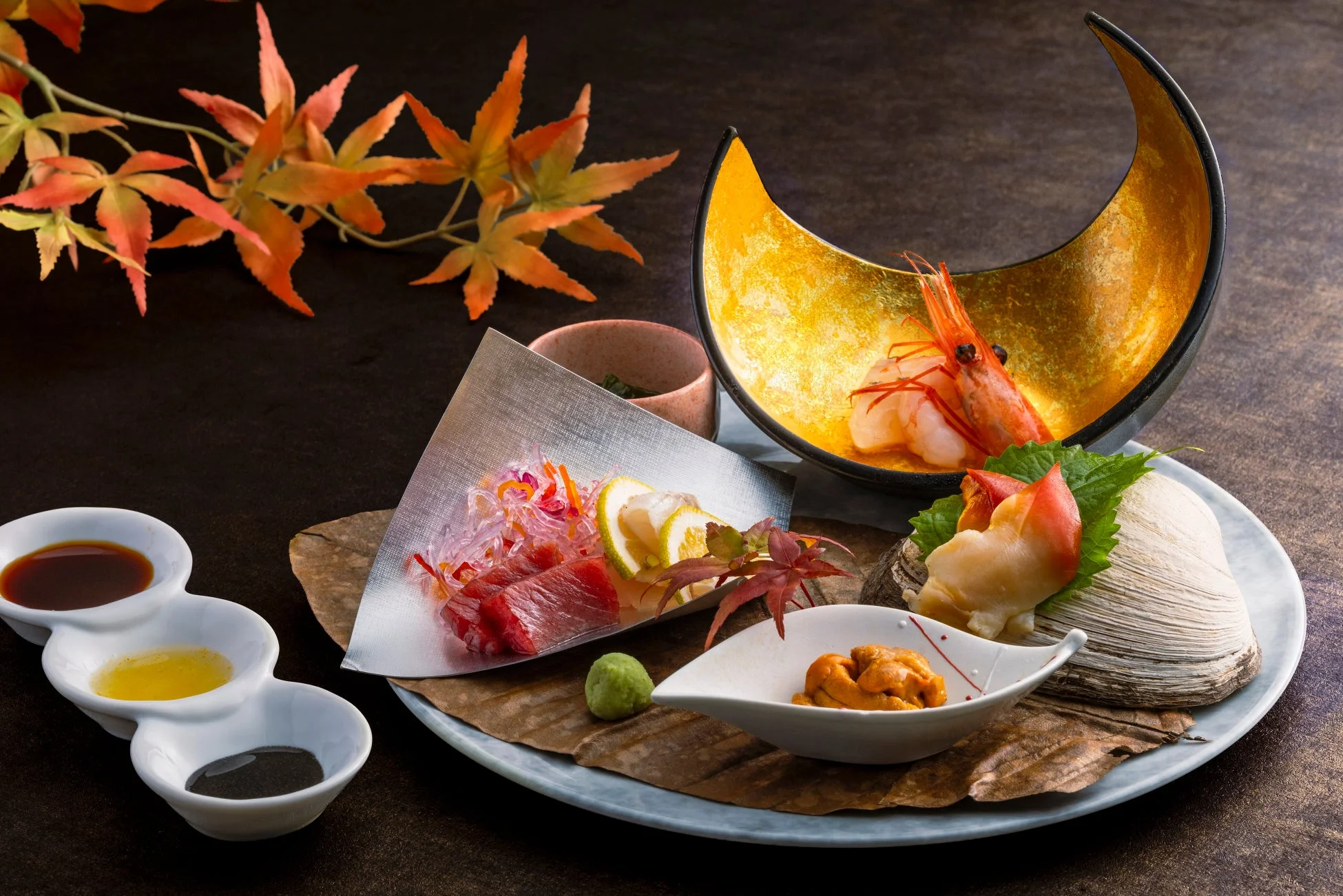 美しい盛り付けの日本料理のイメージ