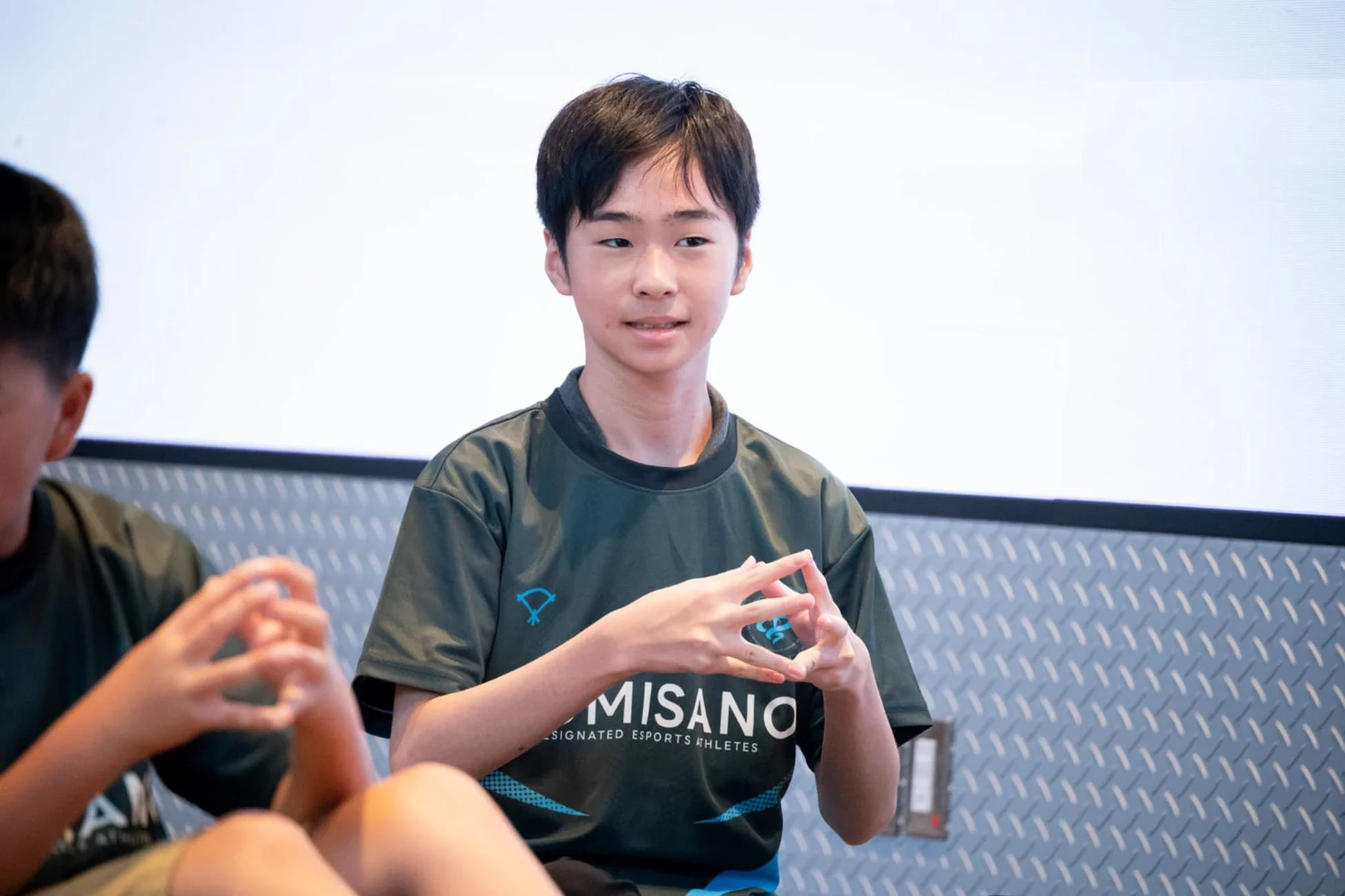 トレーニング中の選手