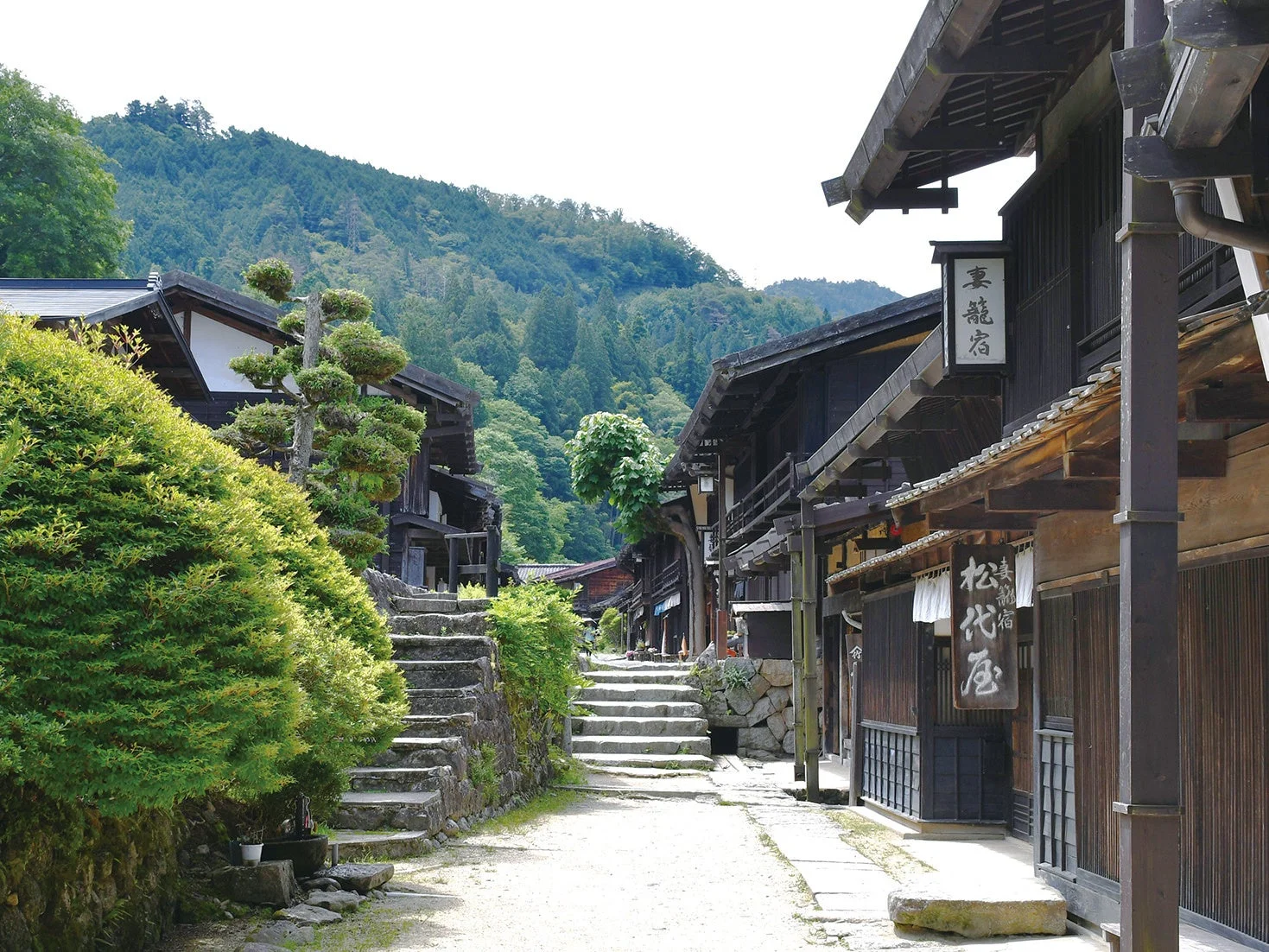 妻籠宿の風景