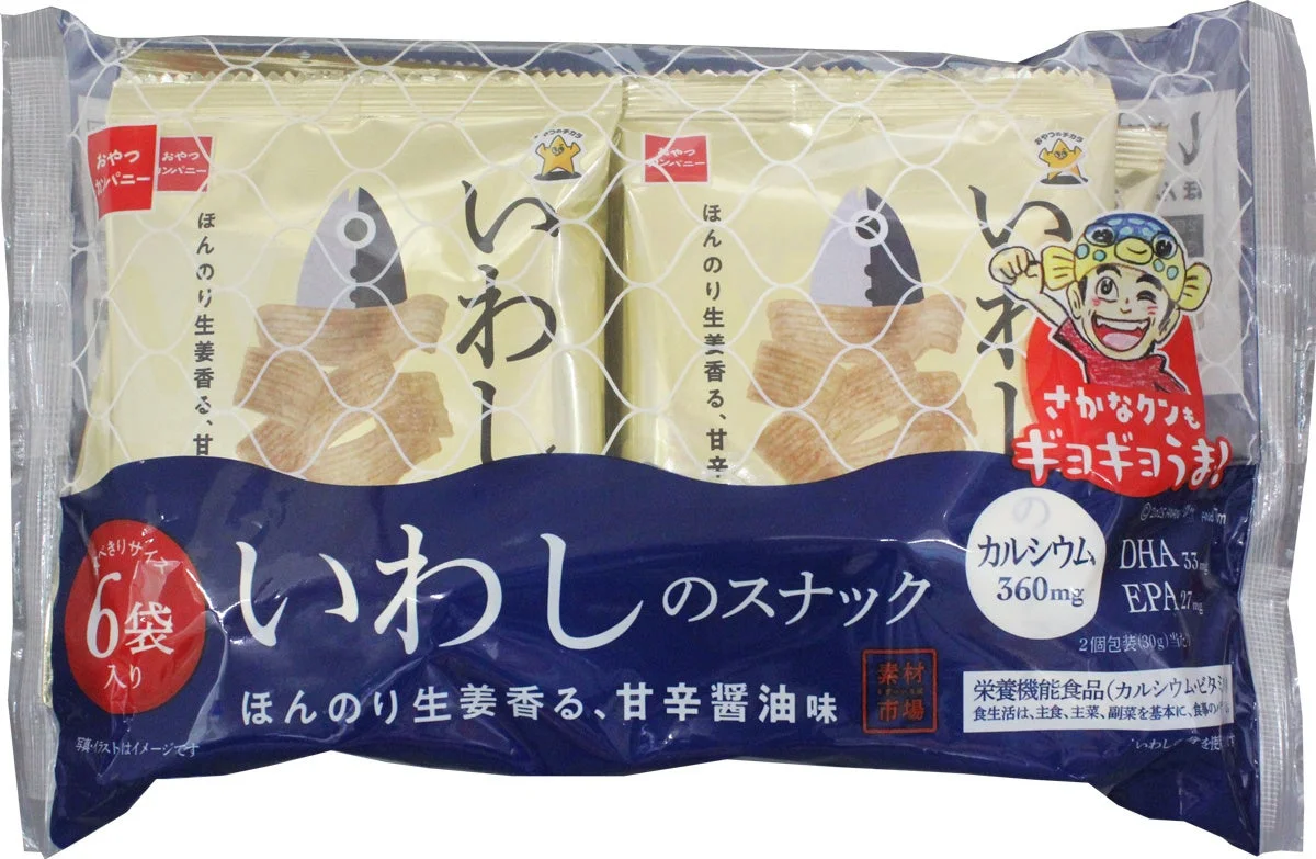 素材市場 いわしのスナック 6袋入り