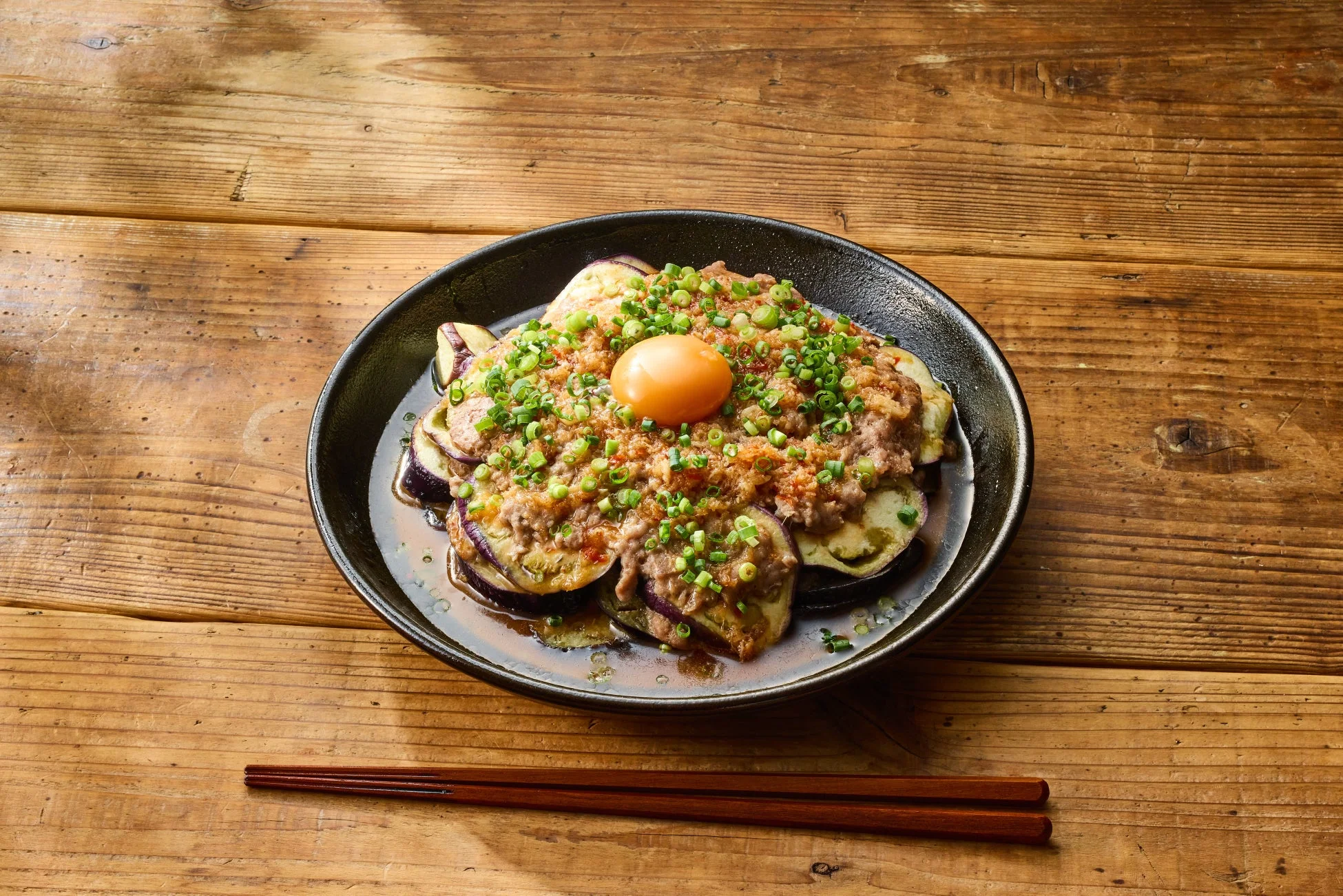 地層蒸し麻婆茄子