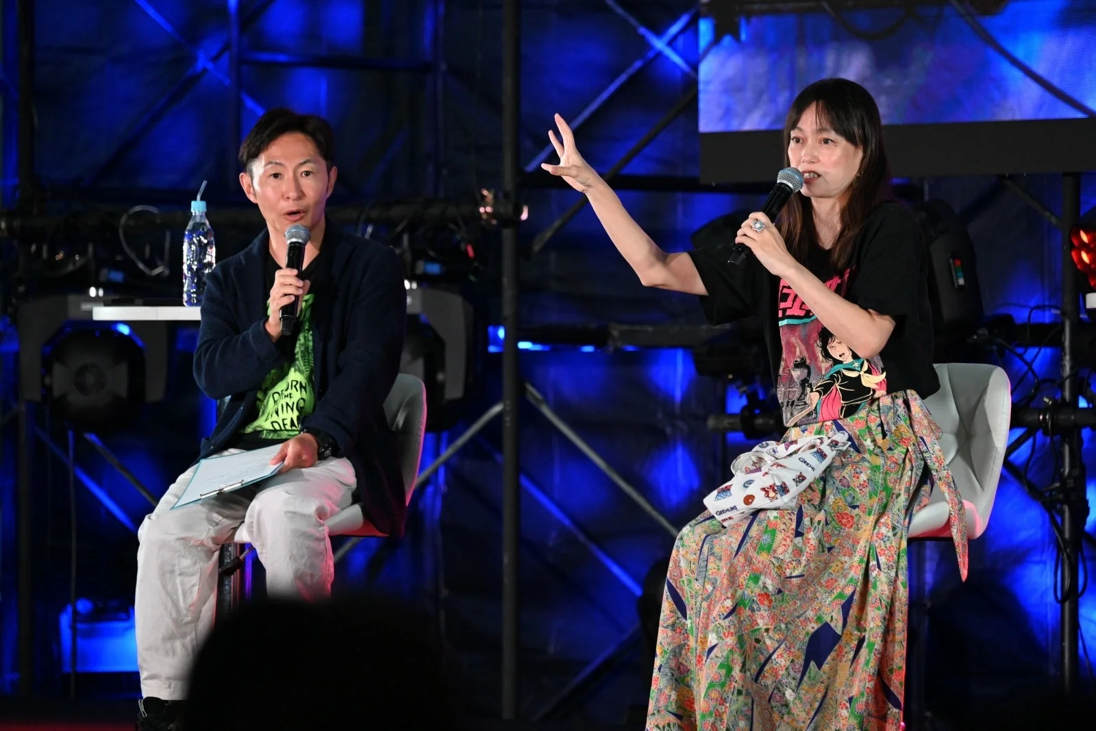 佐伯日菜子氏となべやかん氏のトーク
