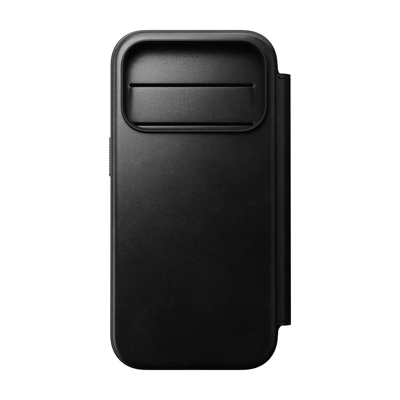Modern Leather Folio Case Horween for iPhone 18 Pro/Pro Maxシリーズ (黒色)