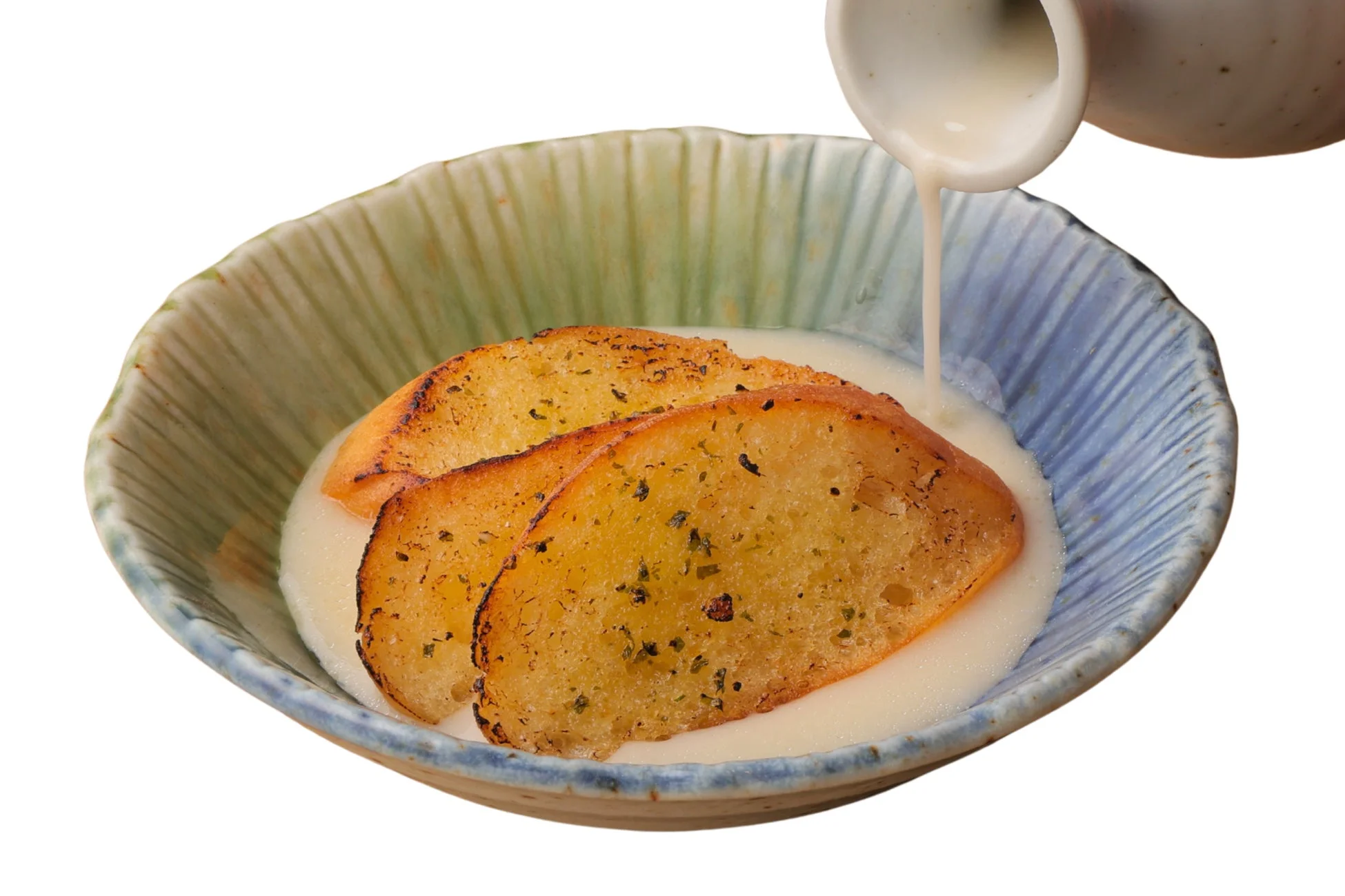 鶏だしガーリックトースト