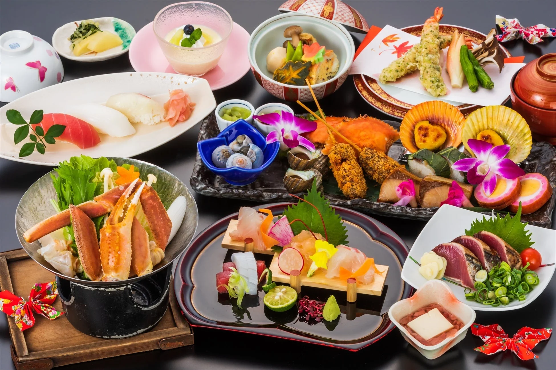 豪華な会席料理