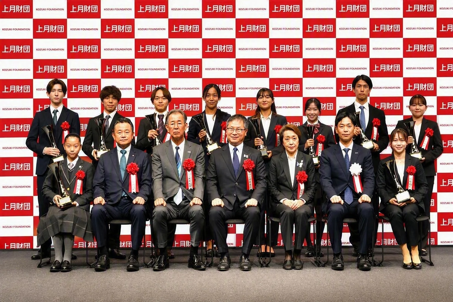 上月スポーツ賞受賞者集合写真