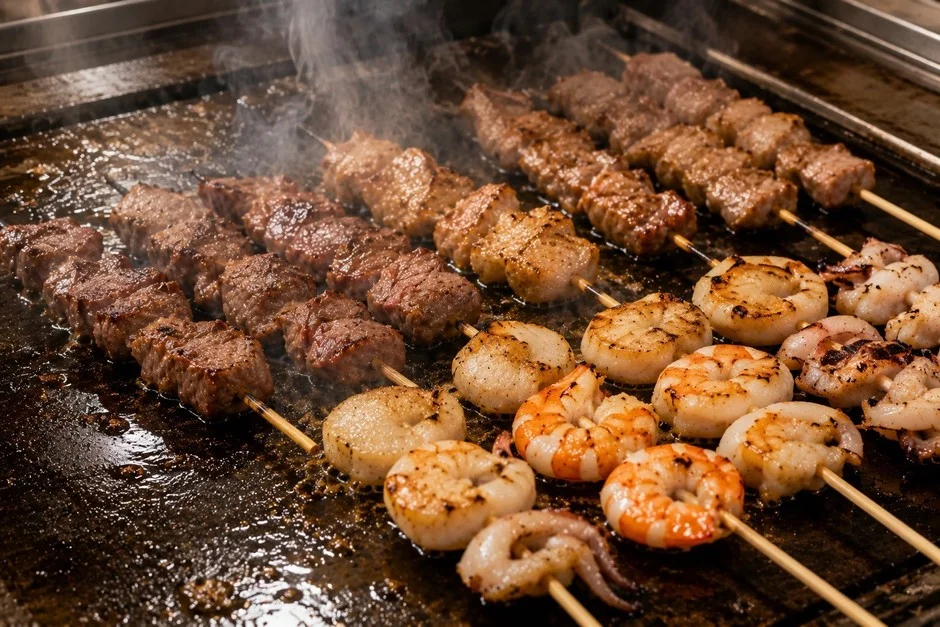 彩澄商店の碳烤(台湾串焼き)