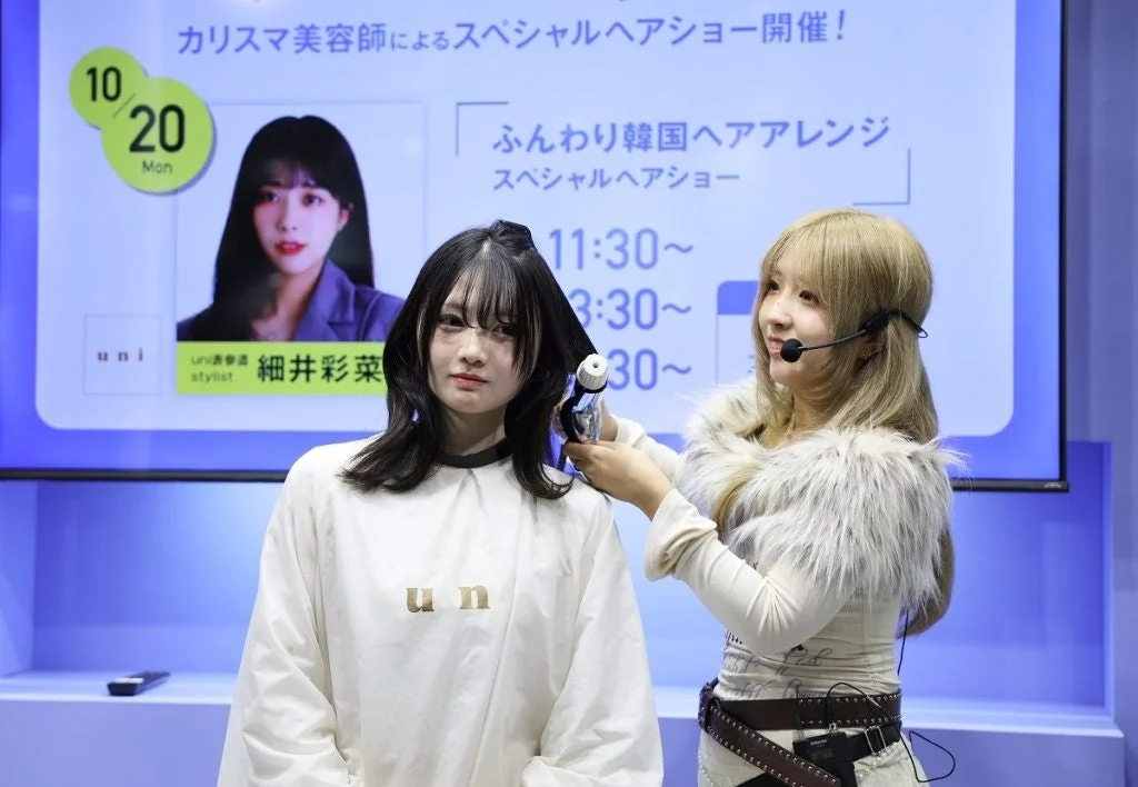 カリスマ美容師によるヘアショー