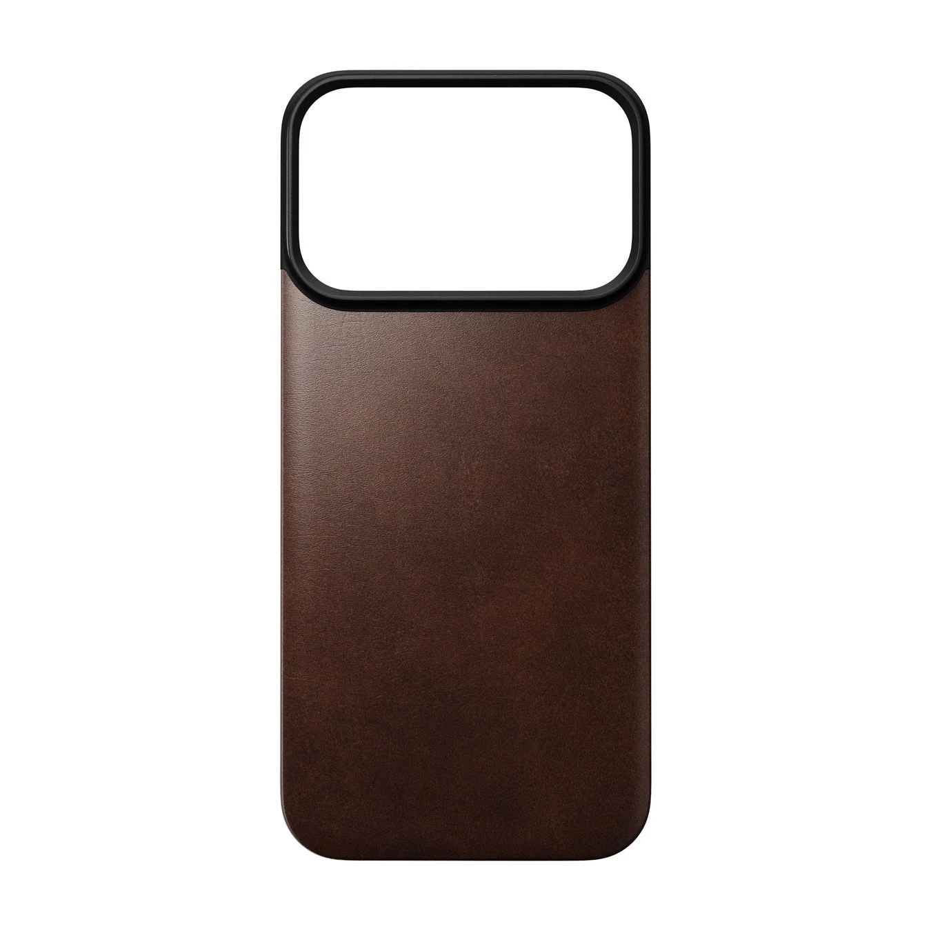 Magnetic Leather Back Horween for iPhone 18 Pro/Pro Maxシリーズ (茶色)
