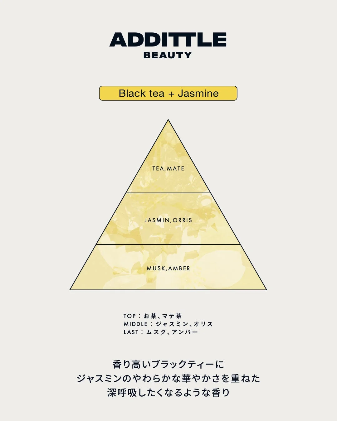 ブラックティー＋ジャスミンの香り