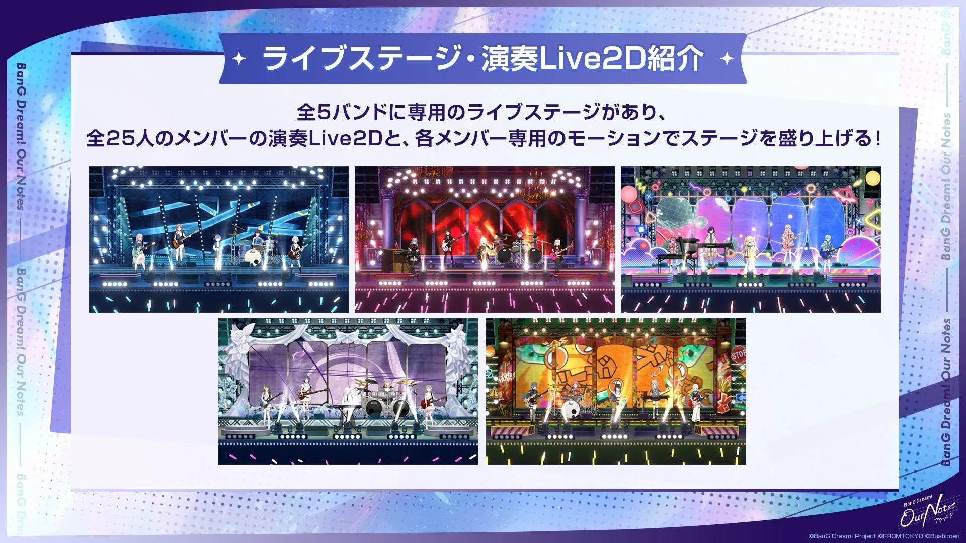 ライブステージ・演奏Live2D紹介
