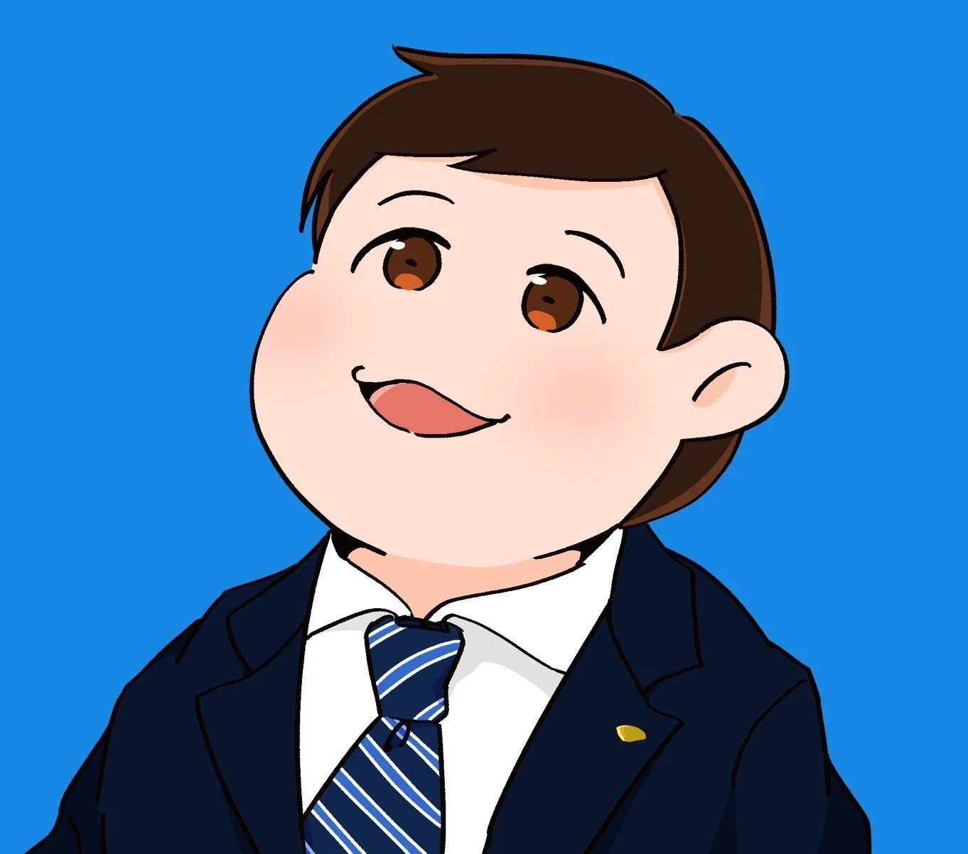 歌舞伎座担当者のイラスト