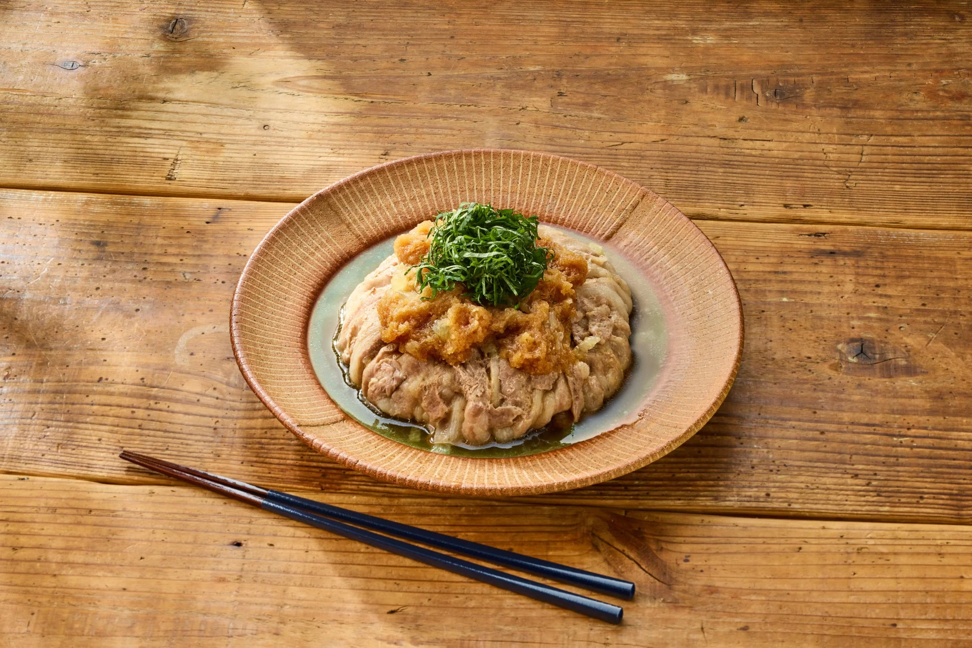 豚きのこドームの“だしおろし”ぶっかけ