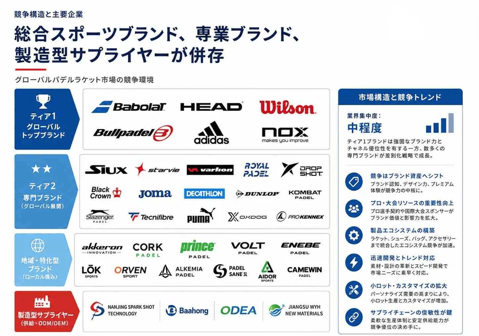競争構造と主要企業